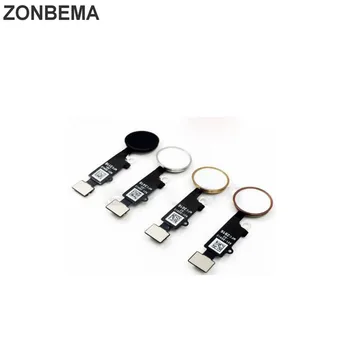 ZONBEMA 100 бр. Оригинални бутон Home с гъвкав кабел и панделка в събирането за iPhone 7 8 Plus 4,7 