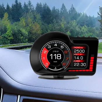 Авто главоболие, HUD дисплея OBD2 GPS Добра производителност Електронни аксесоари Напомняне за умората при шофиране Аларма за превишаване на скоростта Универсален