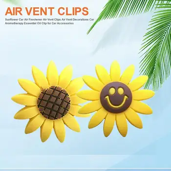 Автомобилни вентилационни скоби Sunflower Автомобилни вентилационни скоби Sunflower с отделение за ароматна карта автоаксесоари Sunflower Освежители за въздух Изход за въздух