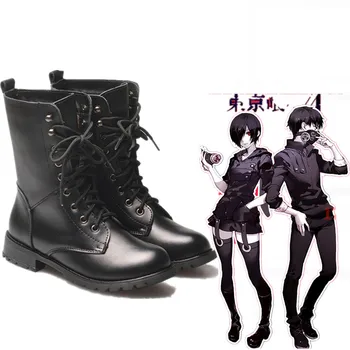 Аниме Токио гюл, Тоука Киришима, Канеки Кен, обувки за cosplay, бойни обувки за Хелоуин, обувки за cosplay в стил аниме