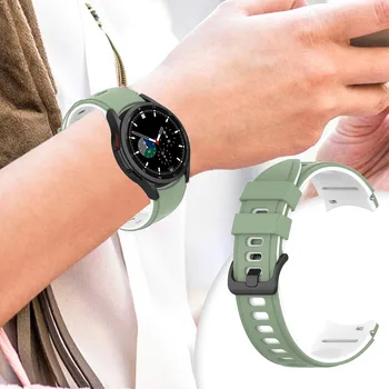 анти-Гривна от Магнитна Гривна за Шиене Подходящ За часа на Samsung Galaxy Watch 4-то поколение 40/44 мм, в два цвята силикон