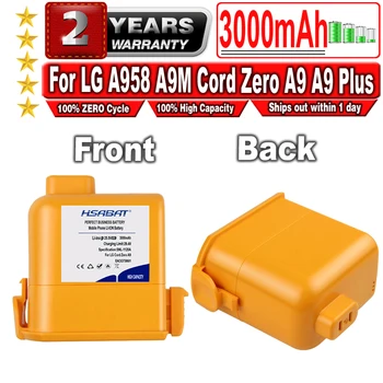 Батерия HSABAT 3000 mah за LG A958 A9M Cord Zero A9 A9 Plus A9 + A9PETNBED2X A9PETNBED A9MULTI2X A9MULTI EAC63382201