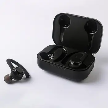 Безжична слушалка Бели изящни слушалки с превръщането дизайн, може да се носи интимна и деликатна слушалки, а също и лявото, и дясното ушите