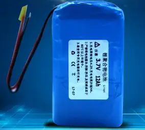 Безплатна доставка, 1 бр. полимерна литиева батерия от 3.7 На 384063 12000 mah 12Ah, литиево-йонна акумулаторна батерия