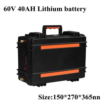 Безплатна Доставка E-Bike Power Battery 60V 40AH 3000 Вата Литиево-йонна батерия с 50Amp BMS за 2000 Вата на Двигателя Скутер + Зарядно устройство 5A