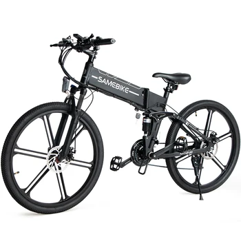 Великобритания ЕС Наличието на S21 48V 12.4 Ah Батерия 750 W Мотор Електрически Планински Велосипед 26 Инча(и) на Гуми на Сгъваеми Велосипеди За Възрастни Ebike LCD Дисплей Метър