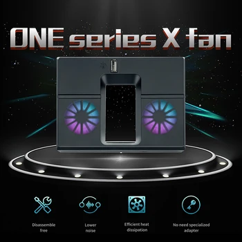 Вентилатор за охлаждане на конзолата за хост Xbox Series X, което променя цвета си, цветна игрова конзола, охладител, докинг станция, вертикална поставка USB