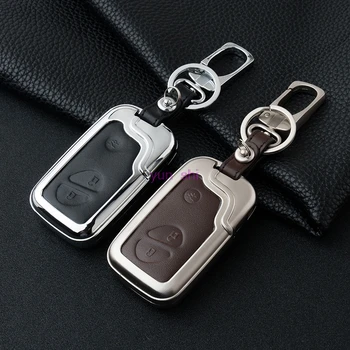 Висококачествен Кожен калъф за ключове от с сплав, чанта за ключове Lexus RX LS LX GX GT, ключодържател от системата за стартиране на двигателя, автомобилна седалка