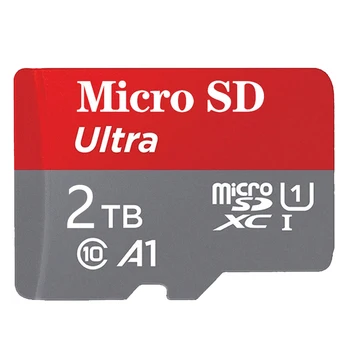 Високоскоростна Карта Micro SD 2 TB 100% Реални Капацитет Micro SD/TF Flash-карта Карта с Памет, 1 TB За телефон/компютър/Фотоапарат-Безплатна доставка
