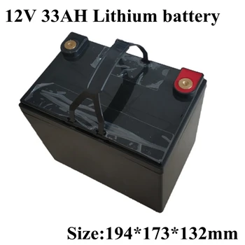Водоустойчив литиево-йонна батерия 12V 33AH 12V 30AH Li Ion Bateria 
