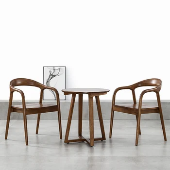 Вътрешна подкрепа на гърба, Трапезни столове, Банкетна маса от дърво в хола, Антикварное стол за почивка, Дизайнерски Мебели за дома Sillon