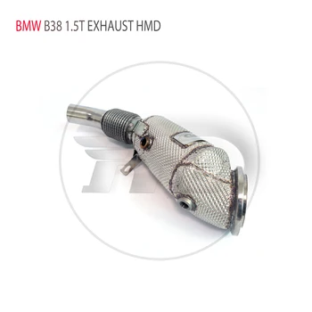 Выпускная система HMD-Висока производителност Водосточный тръбен накрайник за BMW 218i 220i F22 F23 B38 Двигател 1,5 Т Колектор Каталитичен конвертор