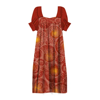 Годишният Луксозен Дизайн Mumu Image Дамски официални рокли с логото на поръчка, Големи хора, Устойчиво рокля с къс ръкав 6XL, цена на Едро