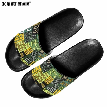 Дамски чехли с тотем на африканското племе Doginthehole от ЕВА, леки нескользящие домашни чехли, двойка улични плажни сандали