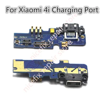 Док-конектор за Xiaomi Mi4i Micro USB Зарядно Устройство, Порт за Зареждане Гъвкав Кабел за Подмяна на Микрофона Резервни Части за Xiaomi Mi 4и