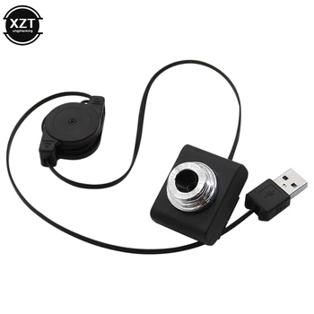 Домашен USB устройство-безплатна настолна камера за лаптоп за онлайн занимания в офиса с микрофон, уеб камера Full HD с автофокусировкой