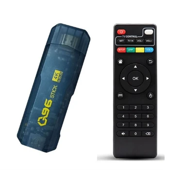 Домашно Кино Q96 Dongle Smart TV Box Android Allwinner H313 Quad-core 2,4 G Двойна WIFI 4K HDR телеприставка H. 265