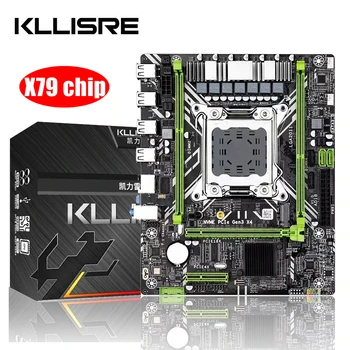 Дънна платка Kllisre X79 USB 2.0 STAT 3.0 M. 2 Подкрепа NVME Процесор Xeon LGA 2011 DDR3 ECC RAM