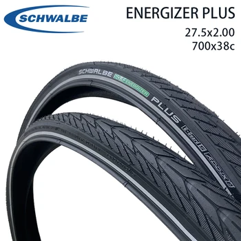 Електрическа велосипедна гума Schwalbe ENERGIZER PLUS 27,5x2,0 700x38c Със защита от пробиви, Велосипедна гума за каране на дълги разстояния 67EPI
