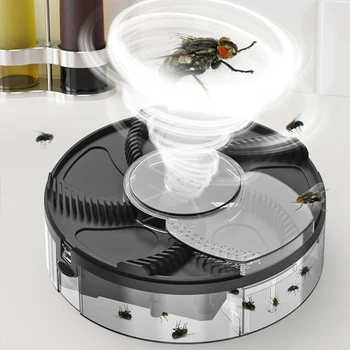 Електрически убиец мухи, Тиха капан за мухи, Автоматична мухоловка, въртящи се на USB конектор, мол насекоми, домакински убиец вредители