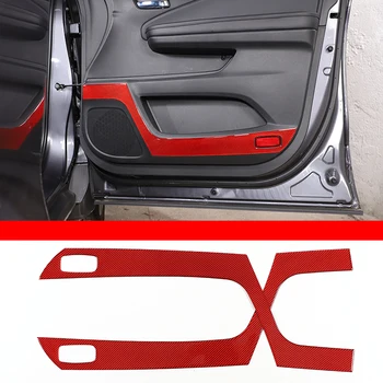 За 2015-2019 Honda Pilot Мека Автомобили Предната Врата, изработени От Въглеродни Влакна Със Защита от удари, Стикер На Панела, Аксесоари За Защита на вътрешността на Колата