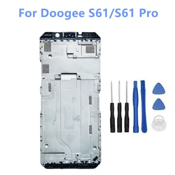За Doogee S61/S61 Pro 6,0 см мобилен телефон Средната рамка, плоча Bezel Подмяна на капака на корпуса