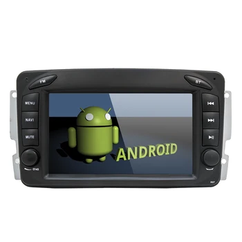 За Mercedes Benz C, CLK Class W203 S203 C209 W209 Главното Устройство Авто Стерео CarPlay Android Радио Кола DVD GPS Мултимедийна Бутон на Въртене