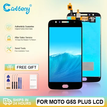 За MotoRola Moto G5S Plus LCD XT1803 XT1805 Сензорен Екран Дигитайзер В Събирането на XT1802 Дисплей Безплатни Инструменти