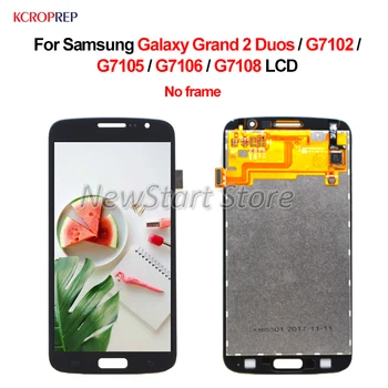 За Samsung Galaxy Grand Duos 2 G7102 LCD дисплей със сензорен екран в Събирането на 5,25 