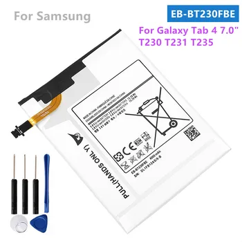 За SAMSUNG Оригинална акумулаторна батерия за таблет EB-BT230FBE 4000 mah За Samsung Galaxy Tab 4 7,0 7,0 