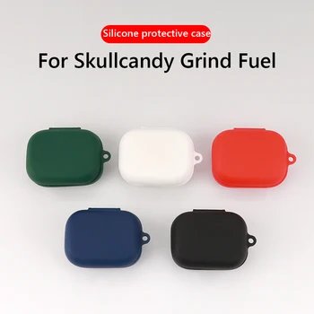 За Skullcandy Grind Fuel силиконов калъф, калъфи за слушалки, кабел за зареждане, защитни аксесоари 360 градуса 