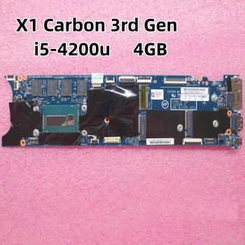 За Thinkpad X1 Carbon 3rd Gen дънна Платка на лаптоп 00HN749 04X5572 SB20A29604 LMQ-1 12298-2 48.4LY06.021 Дънна Платка 100% Работи