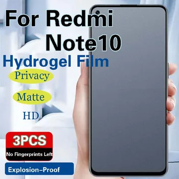 Защитно фолио RedmiNote10Pro Privacy Screen Protector за Redmi Note10 matte гидрогелевая филм RedmiNote 10 5G HD Blue Меко пълно покритие