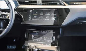 Защитно фолио от закалено стъкло, съвместима със сензорен екран Q7 Q8 E-Tron GPS 2019-2023, защищающая сензорен екран Audi,