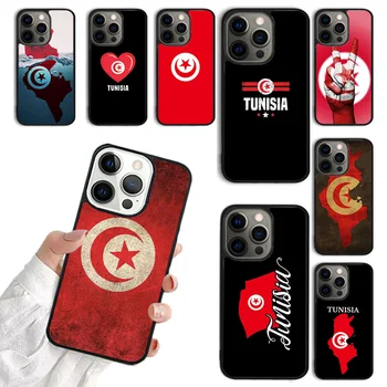 Знаме на Тунис Карта, Калъф За телефон iPhone 15 SE2020 11 12 13 14 Pro Mini Max Калъф За iPhone XS Max XR 6 7 8 Plus корпуса Fundas