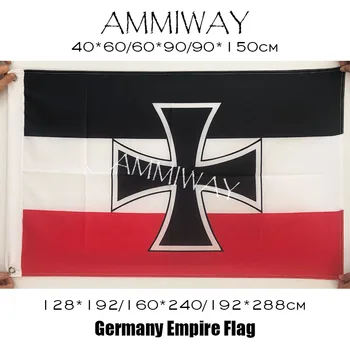Знамена и флагове Германската Конфедерация на AMMEWAY с едностранно или Двустранно принтом Lrage Germany Знамена с принтом от полиестер за поръчка
