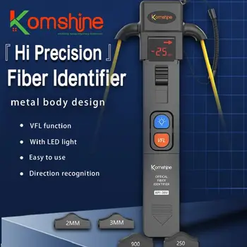 Идентификатор на оптични влакна KFI-35V с Визуални Локатором неизправности 4 Патрона 0,25 0,9 2,0 3,0 мм Identificador De Fibra óptica