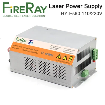 Източник на енергия CO2-лазер серия FireRay 80-100 W HY-Es80 Es за металообработващи машини за гравиране и рязане на CO2-лазер