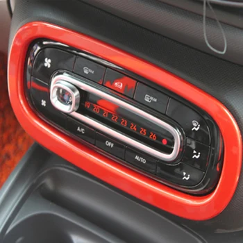 Капак Панел бутон Автоматичен Климатик За нов автомобил Smart fortwo forfour 453 Декоративни аксесоари за интериора на Колата Стикер За Подреждане