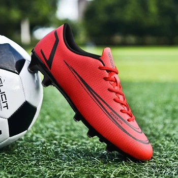 Качествени футболни обувки Messi, здрава лека футболни обувки с ниски берцем, удобни спортни маратонки за футзала, на едро, 32-47 размер