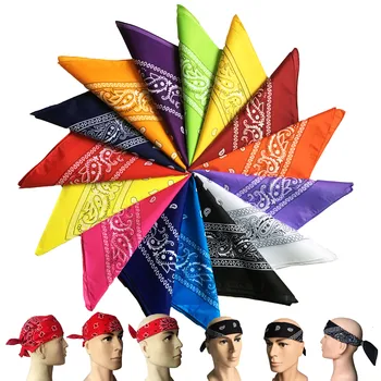 Квадратен шал с цветя модел от памук, орех, кашу и Пейсли, копринен шал с принтом, квадратен шал за конна езда, хип-хоп, забрадка в стил хип-хоп