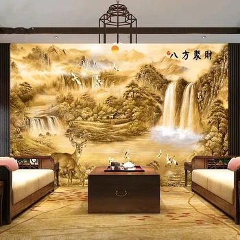 Китайска живопис Пейзажные стенописи на Хиляди километри реки и планини Стенно покритие