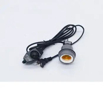 Ключа за захранващия кабел За отглеждане на домашни Влечуги и Гущери в стопанството на Основата на осветителното тяло Окачен лампа Нагревателен Притежателя Лампи Адаптер за контакти