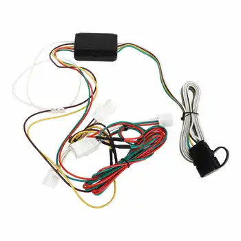 Комплект колани кабели ремарке, 4-пинов Гъвкав теглене на кабели, ремарке за кола