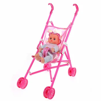 Кукли-бебешка количка, детска количка, детска количка, Сгъваема детска играчка, кукла, детска количка, какавида