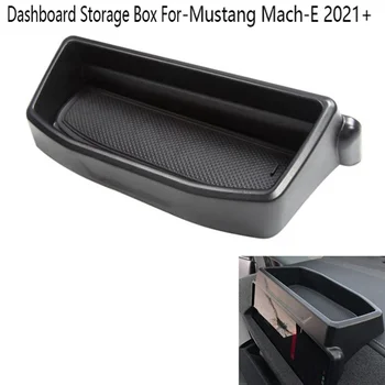 Кутия за Съхранение на Арматурното Табло на Автомобила, Органайзер, Навигационния Екран, Задните Тъканни Очила, Кутия За Съхранение на Ключове за Ford-Mustang Mach-E 2021 +
