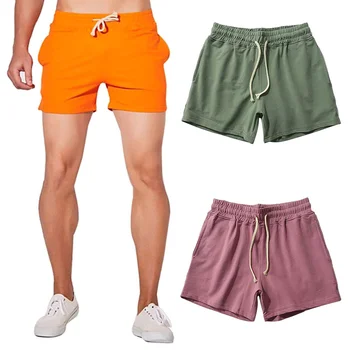 Летни мъжки модни спортни шорти за бягане 2023, майк, всеки ден обикновена спортни панталони за джогинг в салона, мъжки къси панталони