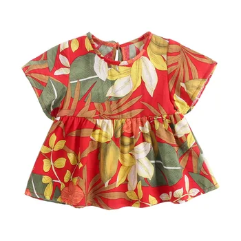 Лятна рокля за малки момичета 2023, детска рокля, бебешки дрехи в европейския и американския стил