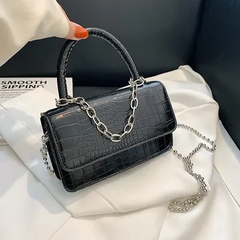 Мека Кожена Дамска чанта през рамо, луксозна Дамска Чанта-тоут от Изкуствена Кожа, реколта чанта през Рамо, чанта с капак, Чанта