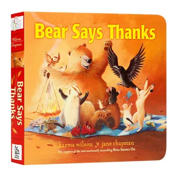 Мечка благодари, детски книжки Karma Wilson Baby 1 от 2 до 3 години, английска книжка с картинки 9781534474185